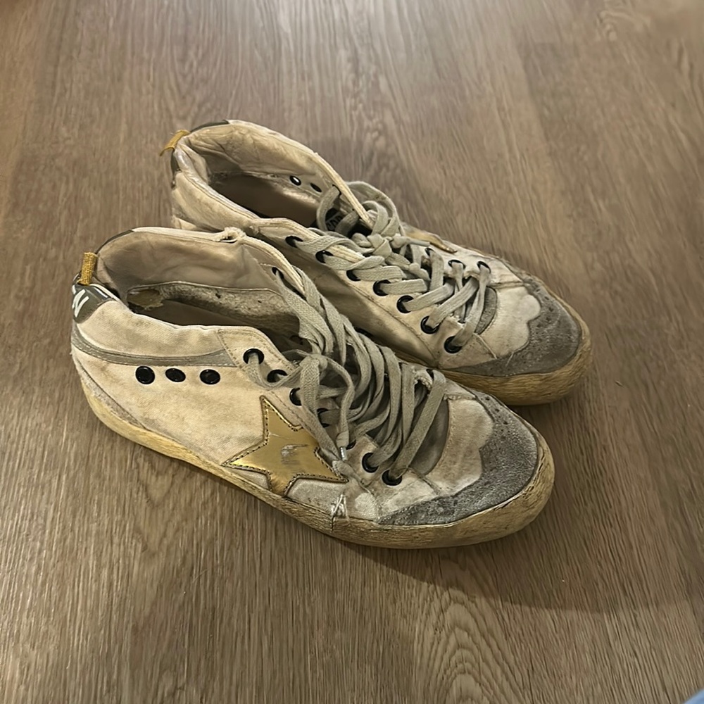 GG mid tops! You can clean them & make them better but overall v used condition